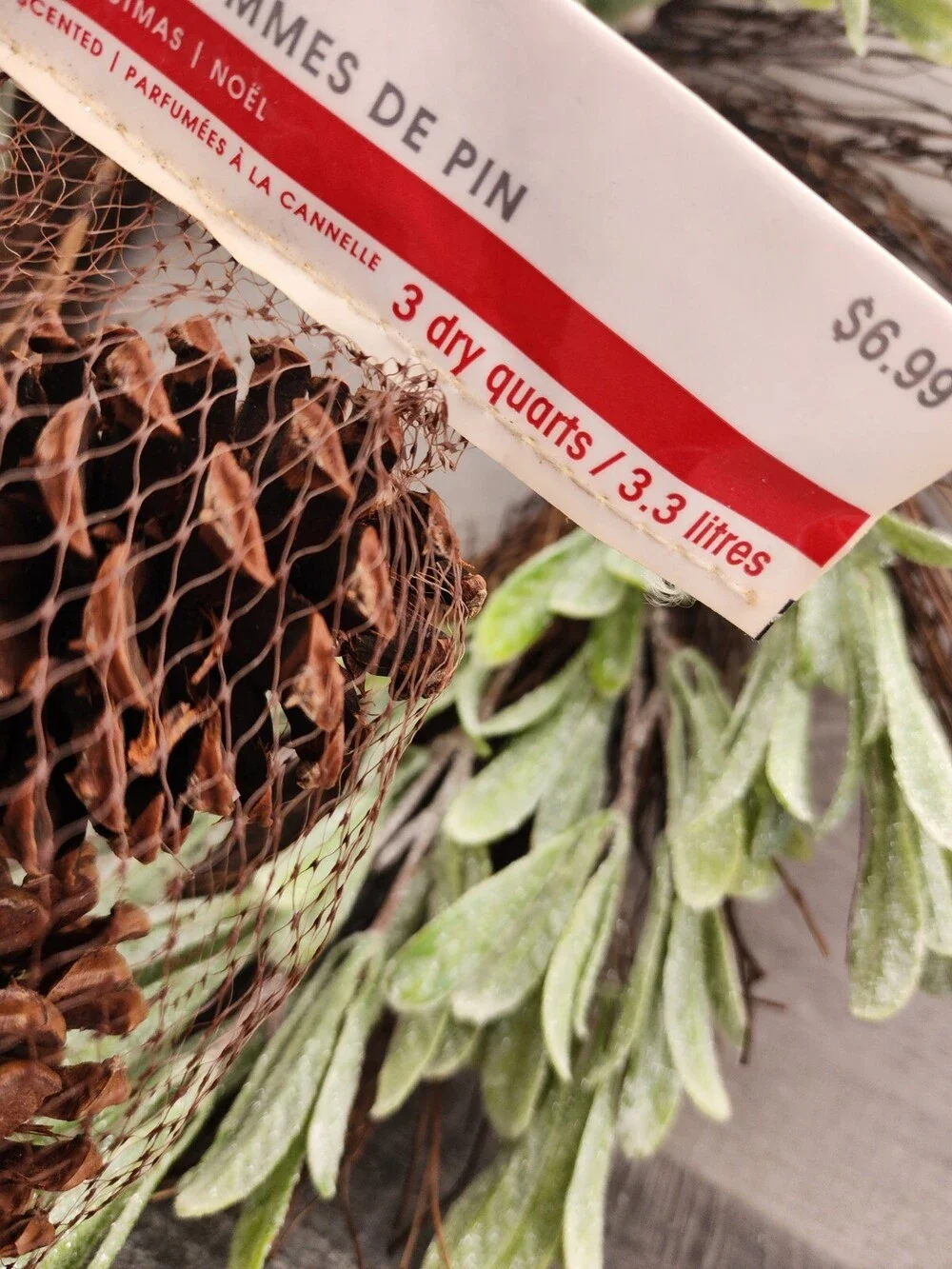 Pinecones Ashland Crafting Christmas Cinnamon Scented 3 Dry Quarts Bag NEW